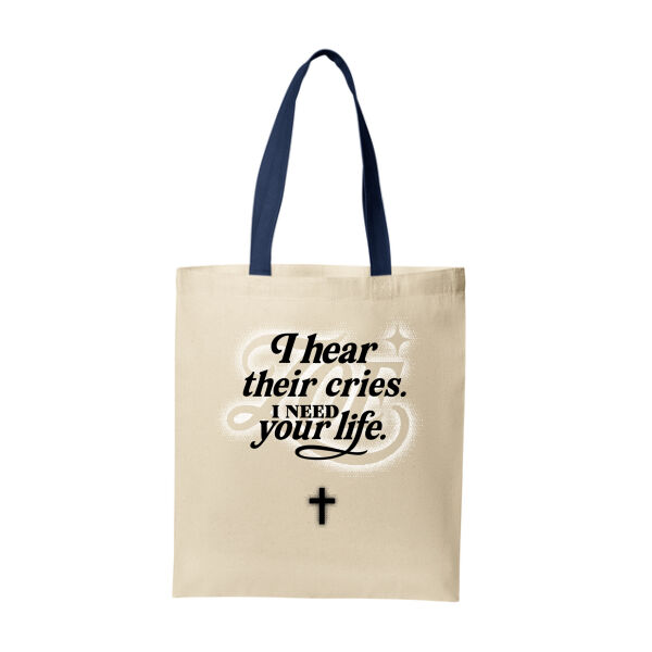10% OFF Go ZOE I Hear Their Cries Tote Bag Thumbnail