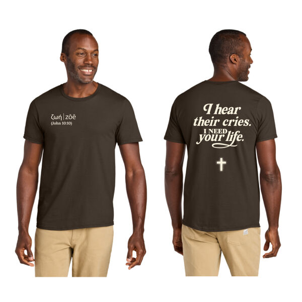 Go ZOE I Hear Their Cries Tee - Unisex Thumbnail